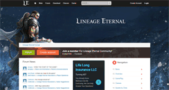 Desktop Screenshot of lineage-eternal.eu